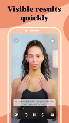 Luvly Face Exercise, Skincare android App screenshot 2